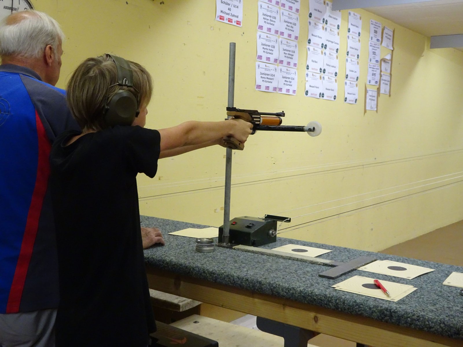 Schiessen mit der Luftpistole
